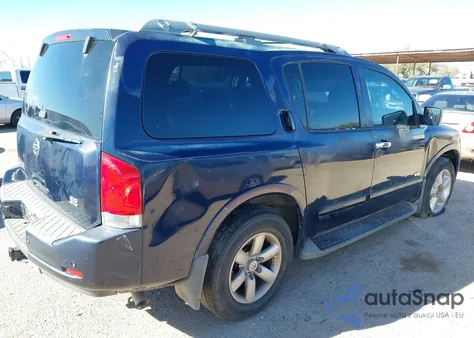 2008 Nissan Armada Se from USA, damaged, VIN 5N1AA08D88N610165